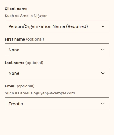 Import clients with a Karbon file chosen: the columns it matched