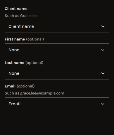 Import clients with a MYOB Practice file chosen: the columns it matched